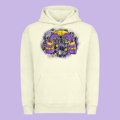 Halloween Rainbow Urban Hoodie Designed By Cowhidedigitalart