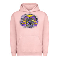Pigment Salmon halloween rainbow Urban Hoodie - CowhideDigitalArt