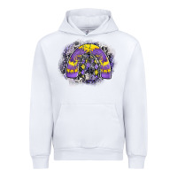 White halloween rainbow Urban Hoodie - CowhideDigitalArt