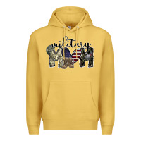 Antique Gold military mom Premium Hoodie - SublimationCraftShop