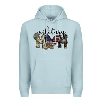 Blue Mist military mom Premium Hoodie - SublimationCraftShop