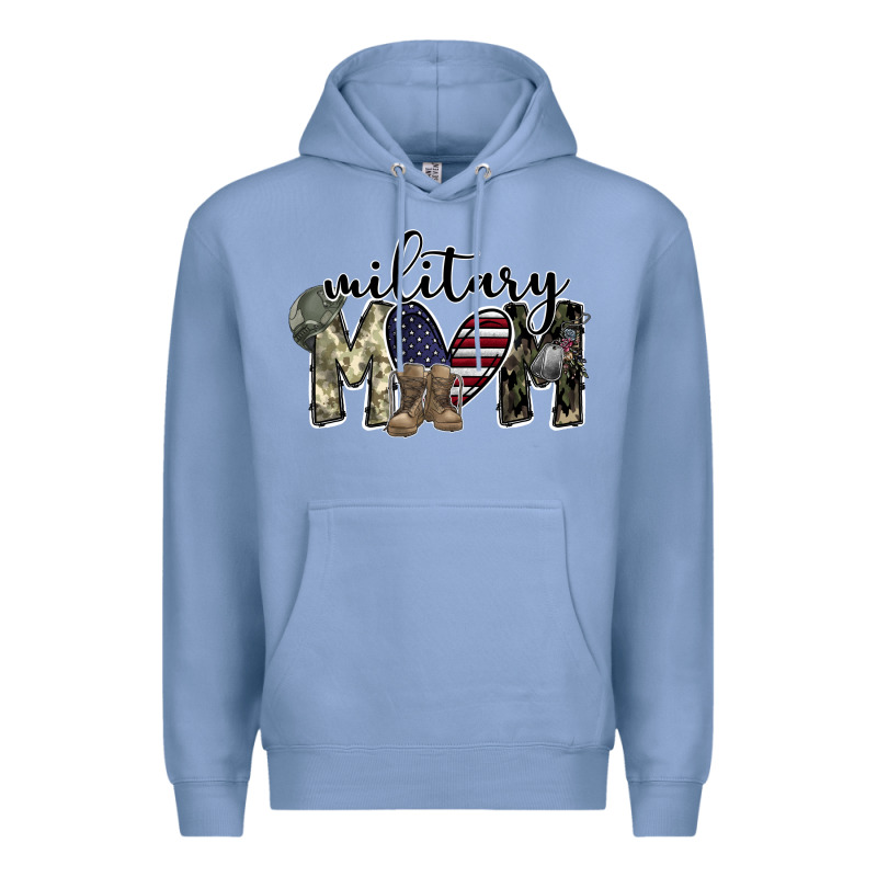 Military Mom Premium Hoodie by SublimationCraftShop | Teevron