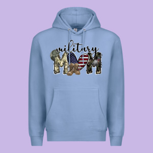Military Mom Premium Hoodie Designed By Sublimationcraftshop