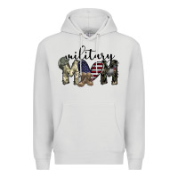 Dove Grey military mom Premium Hoodie - SublimationCraftShop