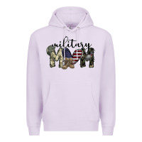 Lilac military mom Premium Hoodie - SublimationCraftShop