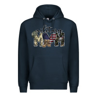 Navy military mom Premium Hoodie - SublimationCraftShop