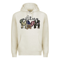 Oatmeal Heather military mom Premium Hoodie - SublimationCraftShop