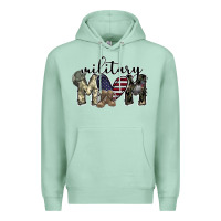 Seafoam military mom Premium Hoodie - SublimationCraftShop