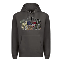 Smoke military mom Premium Hoodie - SublimationCraftShop