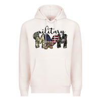 Pale Pink military mom Premium Hoodie - SublimationCraftShop