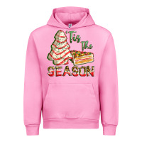 Fuchsia Pink tis the season Urban Hoodie - FaDigitalArtStudio
