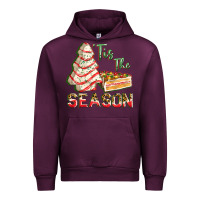 Mauve Wine tis the season Urban Hoodie - FaDigitalArtStudio