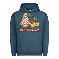 Pigment Midnight Navy tis the season Urban Hoodie - FaDigitalArtStudio