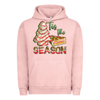 Pigment Salmon tis the season Urban Hoodie - FaDigitalArtStudio
