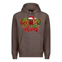 Coffee christmas mommy claus Premium Hoodie - FaDigitalArtStudio
