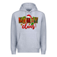 Heather Grey christmas mommy claus Premium Hoodie - FaDigitalArtStudio