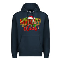 Navy christmas mommy claus Premium Hoodie - FaDigitalArtStudio