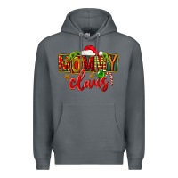 Rock christmas mommy claus Premium Hoodie - FaDigitalArtStudio