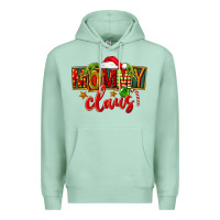 Seafoam christmas mommy claus Premium Hoodie - FaDigitalArtStudio