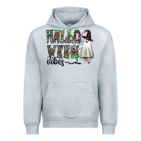 Heather Grey halloween vibes Urban Hoodie - CowhideDigitalArt