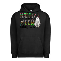 Pigment Black halloween vibes Urban Hoodie - CowhideDigitalArt