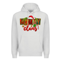 Dove Grey christmas mommy claus Premium Hoodie - FaDigitalArtStudio