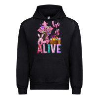 Black he is alive easter Urban Hoodie - Neo Western