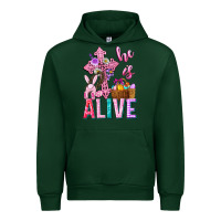Forest Green he is alive easter Urban Hoodie - Neo Western