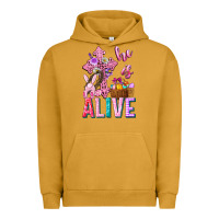 Pigment Peanut Butter he is alive easter Urban Hoodie - Neo Western