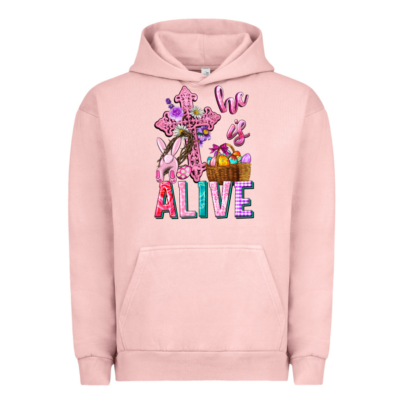 He Is Alive Easter Urban Hoodie by Neo Western | Teevron