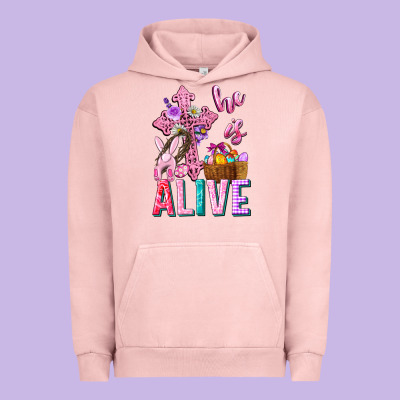 He Is Alive Easter Urban Hoodie Designed By Neo Western