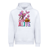 White he is alive easter Urban Hoodie - Neo Western