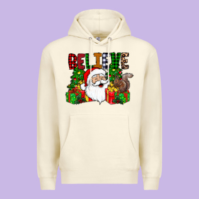 Believe Premium Hoodie Designed By Cowhidedigitalart