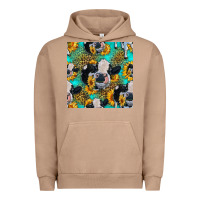 Pigment Burro holstein cow seamless pattern Urban Hoodie - HRA Design Shop