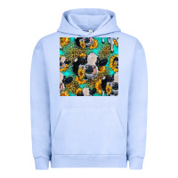 Pigment Grape Ice holstein cow seamless pattern Urban Hoodie - HRA Design Shop