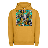Pigment Peanut Butter holstein cow seamless pattern Urban Hoodie - HRA Design Shop