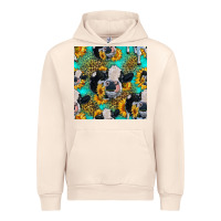 Sandshell holstein cow seamless pattern Urban Hoodie - HRA Design Shop