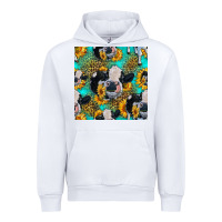 White holstein cow seamless pattern Urban Hoodie - HRA Design Shop