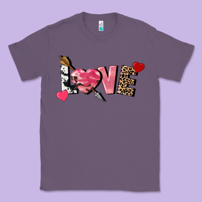 Love Valentine's Day Classic Tee Designed By Fadigitalartstudio