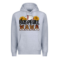 Heather Grey baseball nana Premium Hoodie - HRA Design Shop