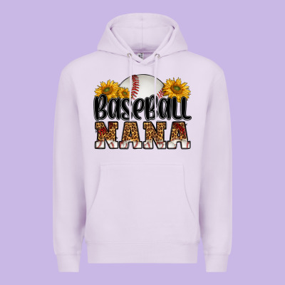 Baseball Nana Premium Hoodie Designed By Hra Design Shop