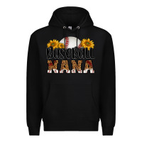 Black baseball nana Premium Hoodie - HRA Design Shop