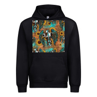 Black faith cross seamless pattern Urban Hoodie - HRA Design Shop