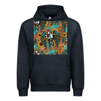 Navy faith cross seamless pattern Urban Hoodie - HRA Design Shop