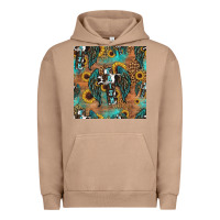 Pigment Burro faith cross seamless pattern Urban Hoodie - HRA Design Shop