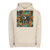 Pigment French Oak faith cross seamless pattern Urban Hoodie - HRA Design Shop