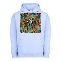 Pigment Grape Ice faith cross seamless pattern Urban Hoodie - HRA Design Shop