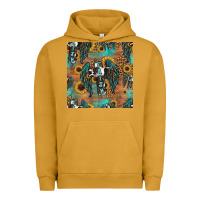 Pigment Peanut Butter faith cross seamless pattern Urban Hoodie - HRA Design Shop
