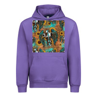 Tulip faith cross seamless pattern Urban Hoodie - HRA Design Shop