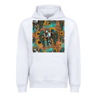 White faith cross seamless pattern Urban Hoodie - HRA Design Shop
